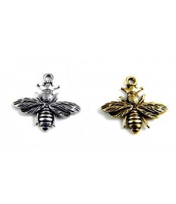 James Avery Enamel Bumble Bee Sterling Silver Charm - Sterling/Multi